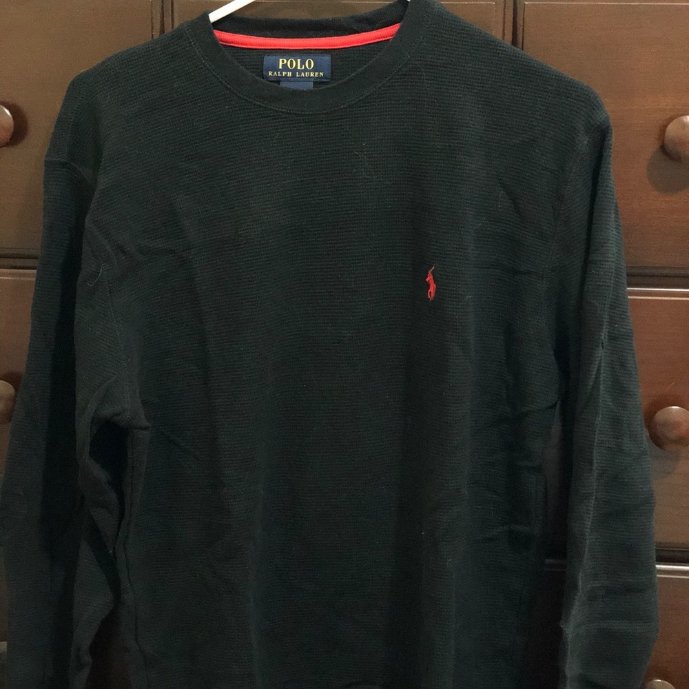 Polo Ralph Lauren Thermal Long sleeve Black Size:M